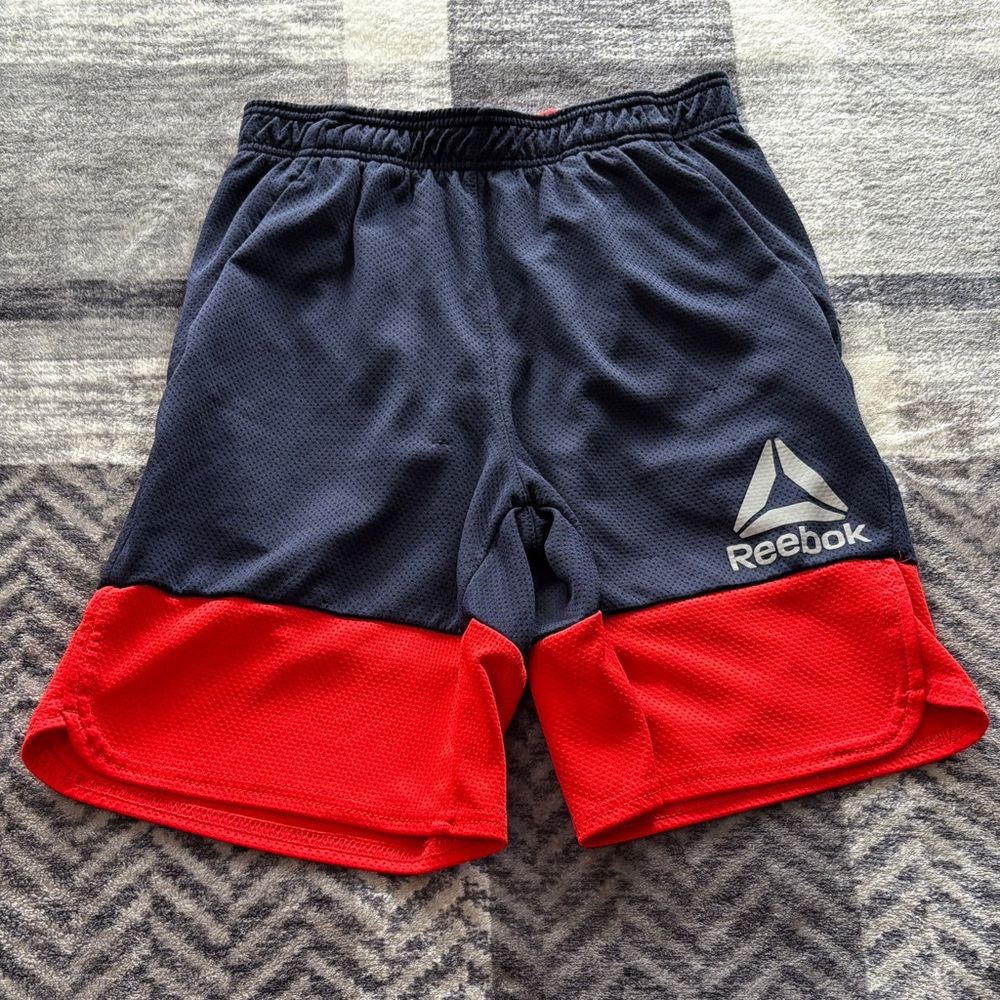 💰Reebok Kids' Navy and Red Shorts